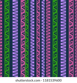 tribal seamless pattern hand drawn style. Vector illustration for women fashion wrapping textile and print.