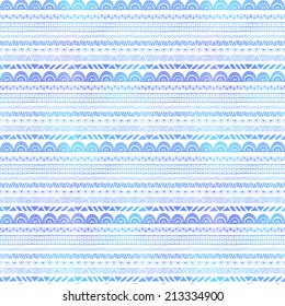 Tribal seamless pattern, vector illustration