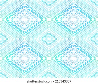 Tribal seamless pattern, vector illustration