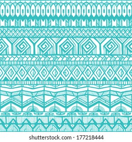 Tribal seamless texture. Abstract background. EPS 8 vector illustration.