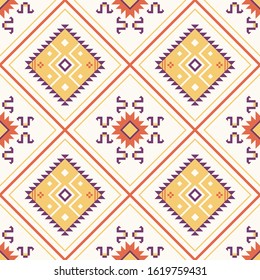 Tribal seamless vector pattern. Ethnic aztec ornament. Stylish design for paper, textile, covers, surfaces.