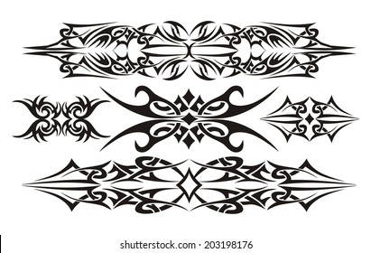 tribal set design vector