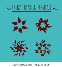 Tribal Set Vector Design Element Illustration