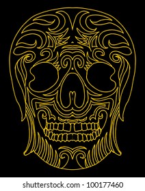 tribal skull
