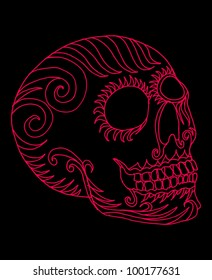 tribal skull