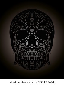 tribal skull