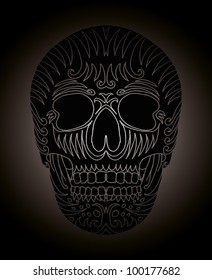 tribal skull
