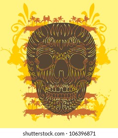 tribal skull