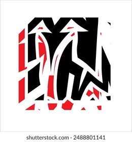 tribal slice background texture in vector