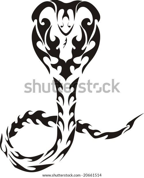 Tribal Snake Tattoo Stock Vector Royalty Free 20661514