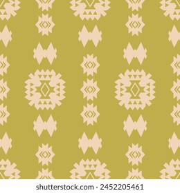 Tribal suroeste sin patrón. Fondo navajo de folk nativo americano. Ornamento azteca de la moda étnica, impresión geométrica abstracta hecha a mano para las mantas, textil, Fondo de pantalla