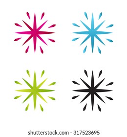 tribal star logo , vector illustration