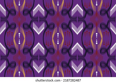 Patrón de tela de Ikat tribal a rayas. tela de Ikat fondo tribal azteca. Borde popular, indio, escandinavo, gitano, mexicano, africano, tapicería.