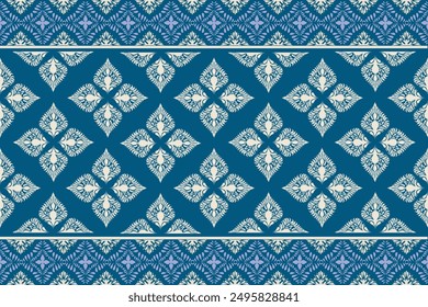 Tribal striped seamless ethnic pattern. Oriental flora Damask pattern embroidery, Indian pattern aztec geometric art background. Art ornament print design for carpet,cover wallpaper,wrapping,fabric