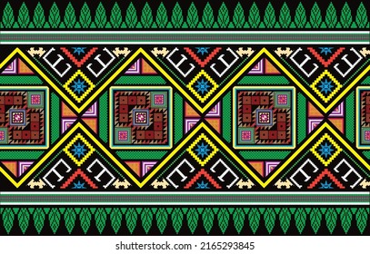 Tribal striped seamless pattern. Aztec geometric vector background. Can be used in textile design, web design for making of clothes, accessories, decorative paper, wrapping, envelope; backpacks, etc.