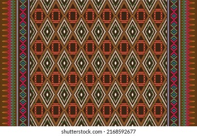 Tribal striped seamless pattern. Aztec geometric vector background. Can be used in textile design, web design for making of clothes, accessories, decorative paper, wrapping, envelope; backpacks, etc