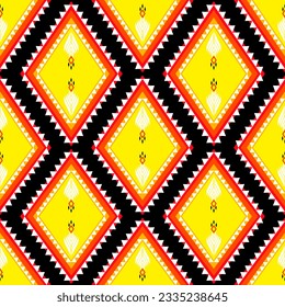 Tribal striped seamless pattern. Aztec geometric vector background. Can be used in textile design, web design for making of clothes, accessories, decorative paper, wrapping, envelope; backpacks, etc.