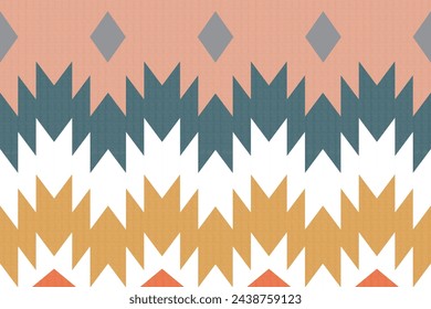 Tribal striped seamless pattern. Aztec geometric vector background. Can be used in textile design, web design for making of clothes, accessories, decorative paper, wrapping, envelope; backpacks, etc.