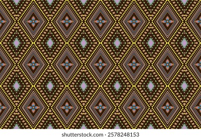 Tribal striped seamless pattern. Aztec geometric vector background. Can be used in textile design, web design for making of clothes, accessories, decorative paper, wrapping, envelope; backpacks, etc.