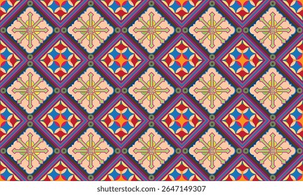 Tribal striped seamless pattern. Aztec geometric vector background. Can be used in textile design, web design for making of clothes, accessories, decorative paper, wrapping, envelope; backpacks, etc.