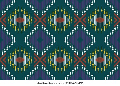 Textura de franjas tribales. Patrón de Ikat. patrón de ikat de vector geométrico tribal africano. Borde popular, indio, escandinavo, gitano, mexicano, africano, tapicería.
