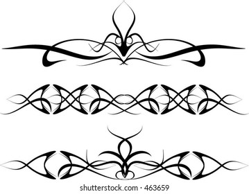 Tribal style tattoos - vector