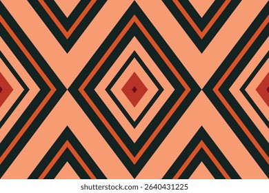 Tribal Style Vector Pattern in EPS. Ethnic Ornament Seamless Texture.