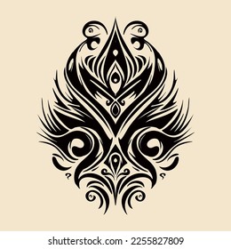 Tribal symbol Hand Drawn Illustration