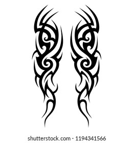 Tattoo Sleeve Tribal Vector Pattern Elements Stock Vector (Royalty Free ...