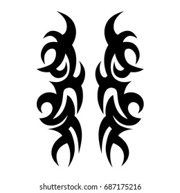 Dragon Tribal Tattoo Stock Vector (Royalty Free) 20007976