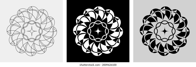 tribal tatto design,pattren,line art, logo, isolated item redy use