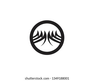 Tribal tatto vector template