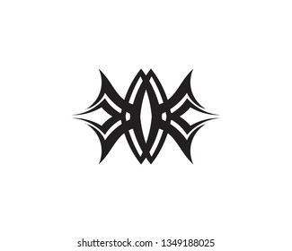 Tribal tatto vector template