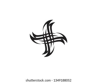 Tribal tatto vector template