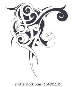 Tribal Tattoo Stock Vector (Royalty Free) 154631186 | Shutterstock