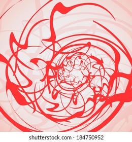 Tribal tattoo - abstract background, futuristic shapes illustration.