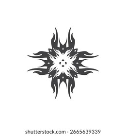 Tribal Tattoo  abstract template vector