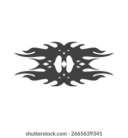 Vector de Plantilla abstracto del tatuaje tribal