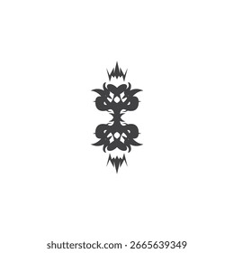 Vector de Plantilla abstracto del tatuaje tribal