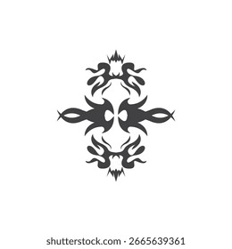 Tribal Tattoo  abstract template vector