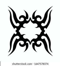 diseño de brazo de tatuaje tribal patrón vectorial, fondo de manga celta, elementos de hombro de arte celta remolinos vectoriales diseños simétricos. 