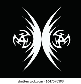 tribal tattoo arm design vector pattern, celtic sleeve background, shoulder art elements celtic swirls vector designs symmetrical sketch. 