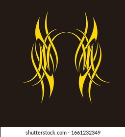 tribal tattoo arm design vector pattern, celtic sleeve background, shoulder art elements celtic swirls vector designs symmetrical sketch