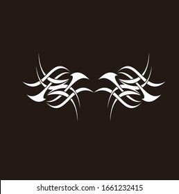 tribal tattoo arm design vector pattern, celtic sleeve background, shoulder art elements celtic swirls vector designs symmetrical sketch