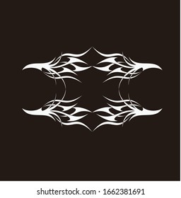 Tribal-Tätowier-Arm-Design-Vektorillustration-Muster, keltisch ärmeliger Hintergrund, Schulterkunst Elemente keltische wirbelnde Vektorillustration entwirft symmetrische Skizze