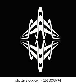 Tribal-Tätowier-Arm-Design-Vektorillustration-Muster, keltisch ärmeliger Hintergrund, Schulterkunst Elemente keltische wirbelnde Vektorillustration entwirft symmetrische Skizze