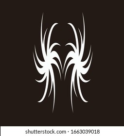 diseño de brazos de tatuaje tribal patrón vectorial, fondo de manga celta, elementos de hombro giratorio celta vectorial diseños simétricos
