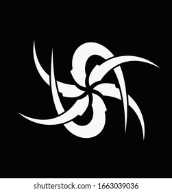 diseño de brazos de tatuaje tribal patrón vectorial, fondo de manga celta, elementos de hombro giratorio celta vectorial diseños simétricos