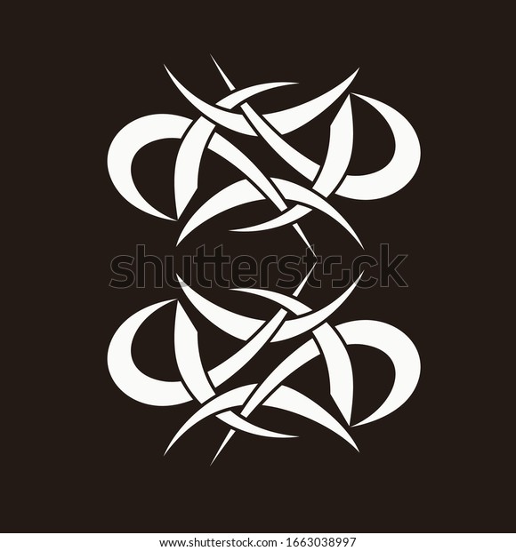 Tribal Tattoo Arm Design Vector Pattern Stock Vector Royalty Free