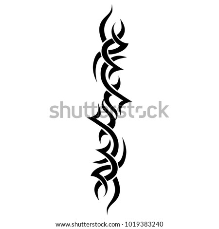 tribal tattoo arm vector